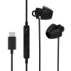 Silicone Soft USB-C Earbuds Wired Sleep Earphones