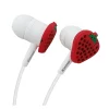 3.5mm Wired In-Ear Earphones Fruit Earbuds Strawberry Headphones