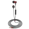Premium Quality High-end 3.5mm Wired In-Ear Earphones with Meal Earphones housing and Volume Control and Microphones