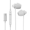 Silicone Soft USB-C Earbuds Wired Sleep Earphones